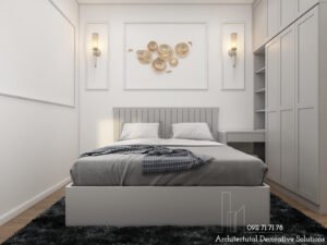 Thiết kế nội thất chung cư 2PN tiện nghi tại Bình Dương