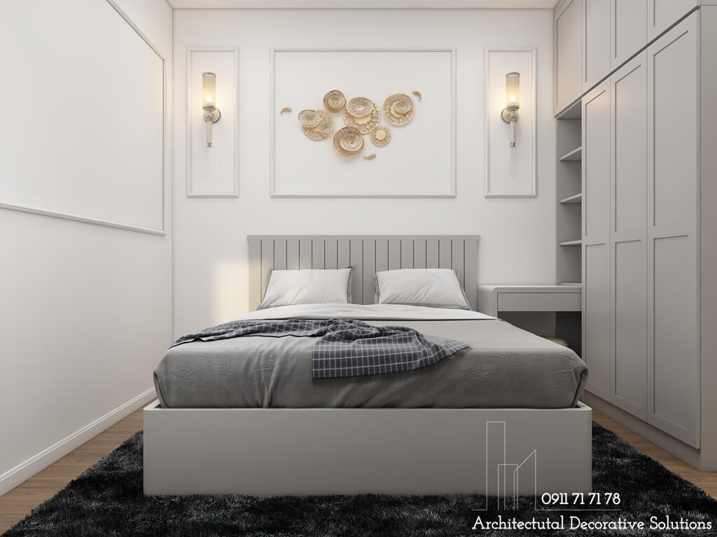 Thiết kế nội thất chung cư 2PN tiện nghi tại Bình Dương