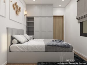 Thiết kế nội thất chung cư 2PN tiện nghi tại Bình Dương