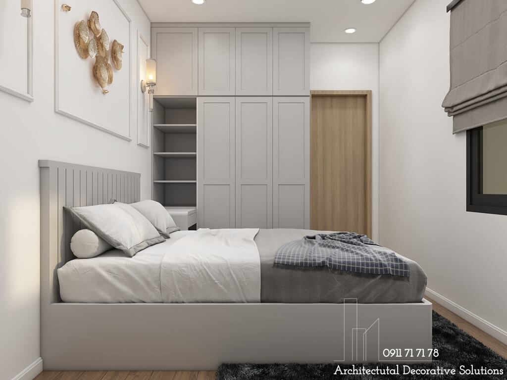 Thiết kế nội thất chung cư 2PN tiện nghi tại Bình Dương