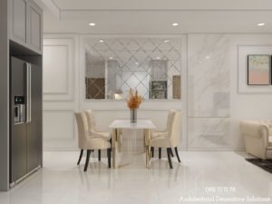 Thiết kế nội thất chung cư 2PN tiện nghi tại Bình Dương