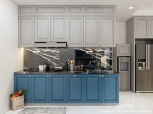 Thiết kế nội thất chung cư 2PN tiện nghi tại Bình Dương