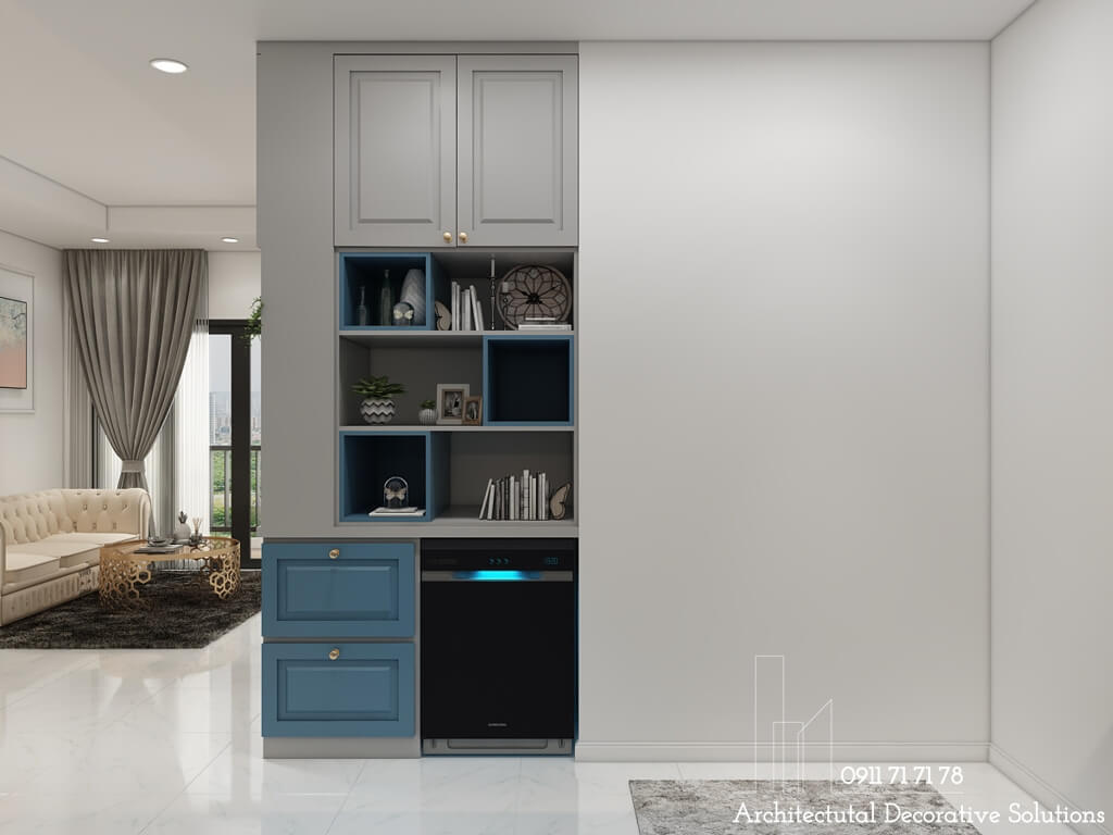 Thiết kế nội thất chung cư 2PN tiện nghi tại Bình Dương