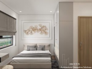 Thiết kế nội thất chung cư 2PN tiện nghi tại Bình Dương