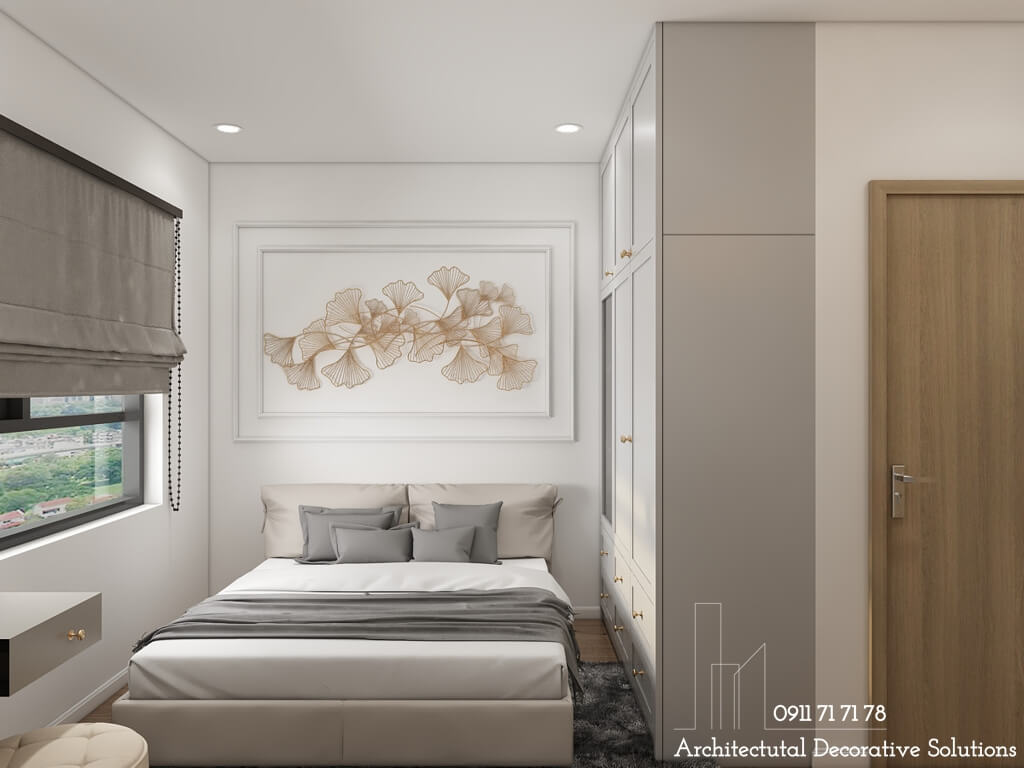 Thiết kế nội thất chung cư 2PN tiện nghi tại Bình Dương