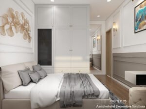 Thiết kế nội thất chung cư 2PN tiện nghi tại Bình Dương