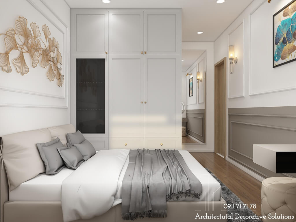 Thiết kế nội thất chung cư 2PN tiện nghi tại Bình Dương