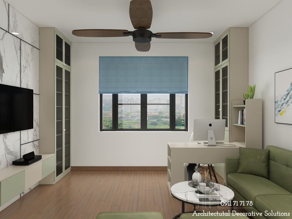 Thiết kế nội thất nhà phố 3 phòng ngủ cao cấp