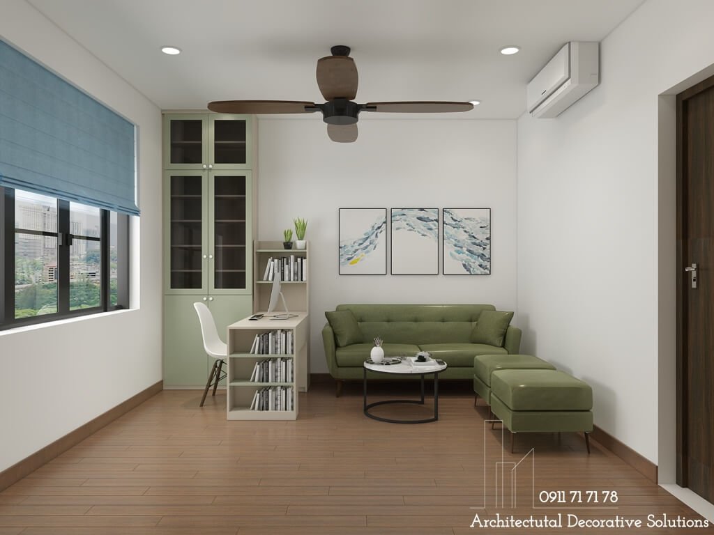 Thiết kế nội thất nhà phố 3 phòng ngủ cao cấp