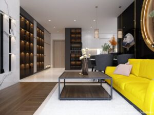 Thiết kế nội thất căn hộ Vinhomes Central Park đẹp hiện đại