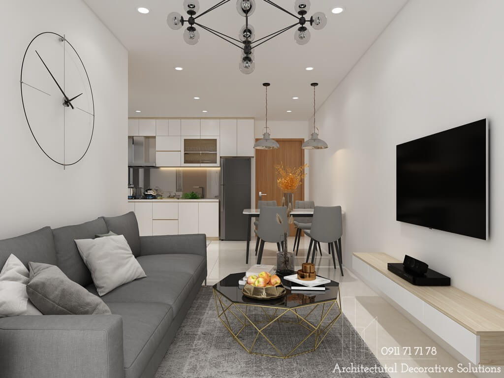 Thiết Kế Nội Thất Chung Cư Compass One Đẹp Hiện Đại