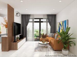 Thiết Kế Nội Thất Căn Hộ Vinhomes 2PN Hiện Đại