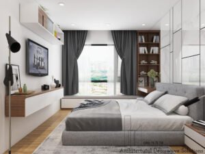 Thiết Kế Nội Thất Căn Hộ Vinhomes 2PN Hiện Đại