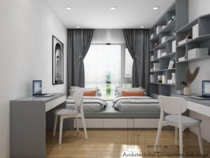 Thiết Kế Nội Thất Căn Hộ Vinhomes 2PN Hiện Đại
