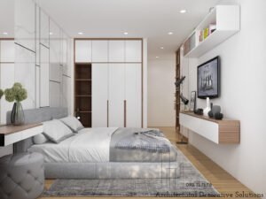 Thiết Kế Nội Thất Căn Hộ Vinhomes 2PN Hiện Đại