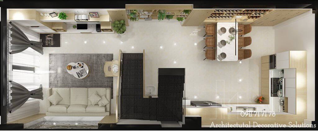 Mẫu Thiết Kế Nội Thất Nhà Phố Đẹp Sang Hợp Xu Hướng