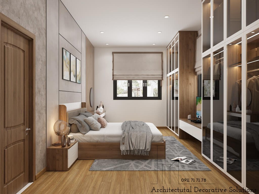 Thiết Kế Nhà Phố Với Nội Thất Màu Cam Sang Trọng
