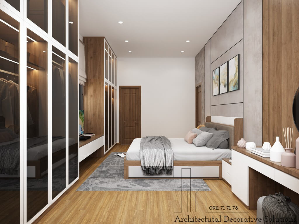 Thiết Kế Nhà Phố Với Nội Thất Màu Cam Sang Trọng