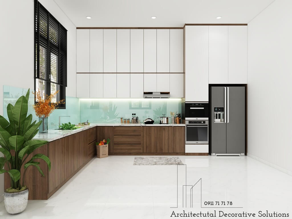 Thiết Kế Nhà Phố Với Nội Thất Màu Cam Sang Trọng