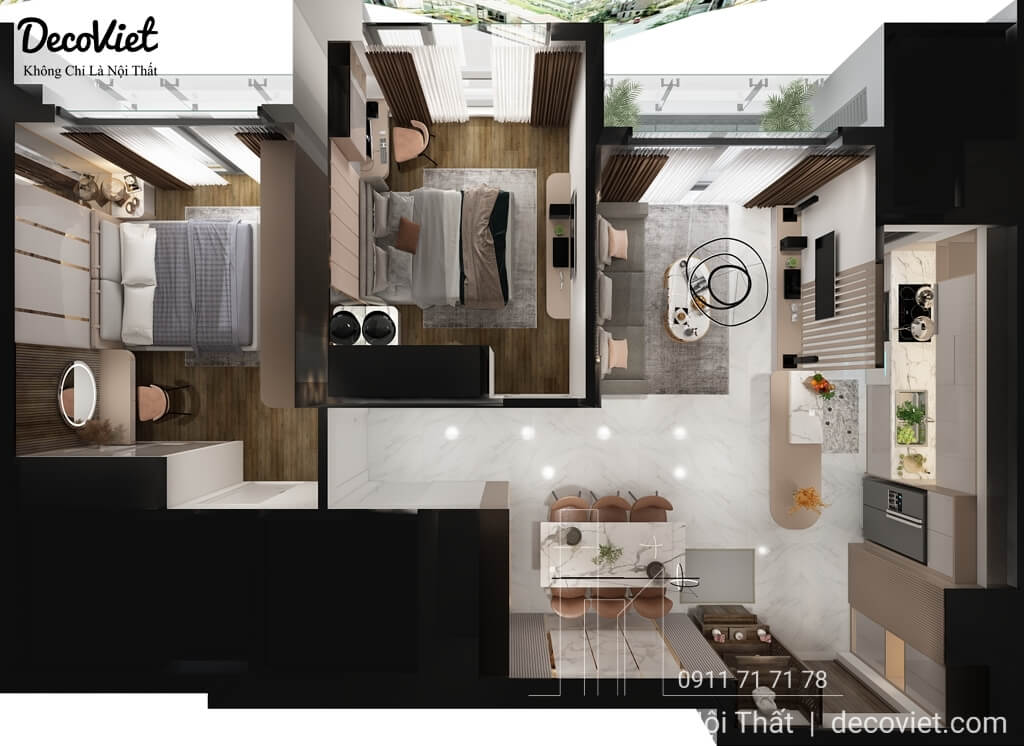 Thiết Kế Nội Thất Căn Hộ Vinhomes Central Park