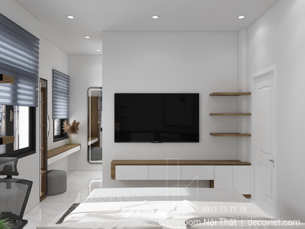 Phối Cảnh 3D Nội Thất Nhà Phố 3 Phòng Ngủ Quận 2