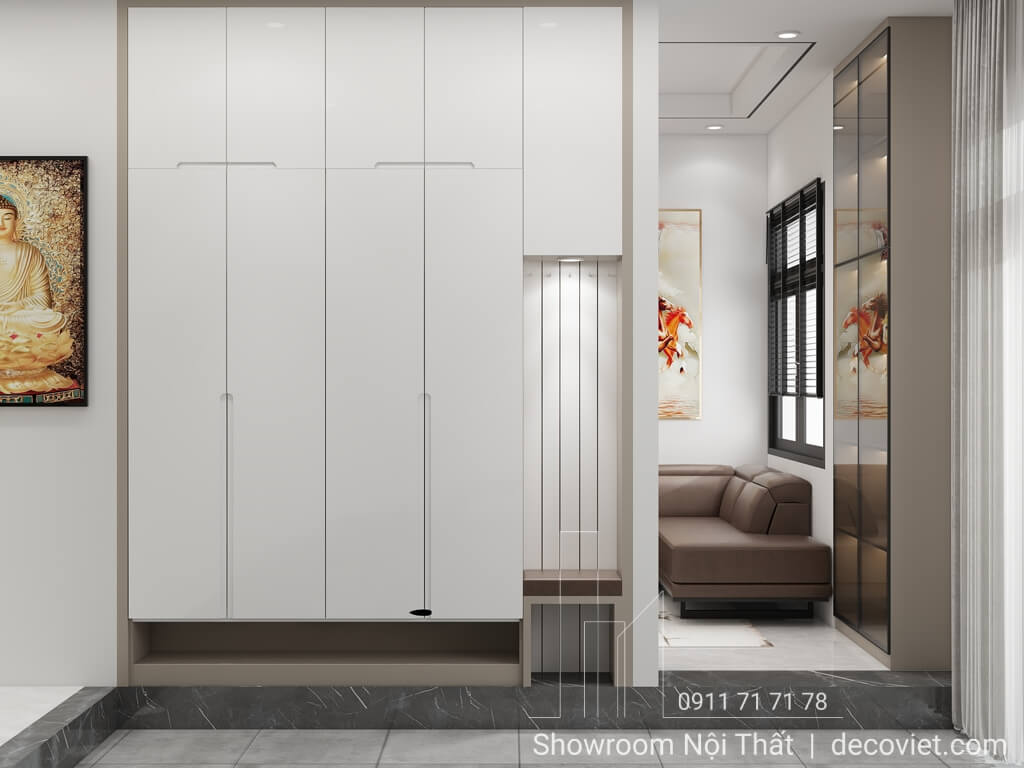 Phối Cảnh 3D Nội Thất Nhà Phố 3 Phòng Ngủ Quận 2