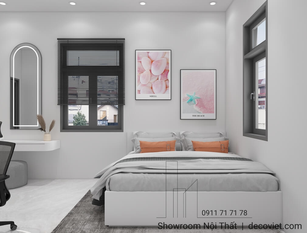 Phối Cảnh 3D Nội Thất Nhà Phố 3 Phòng Ngủ Quận 2