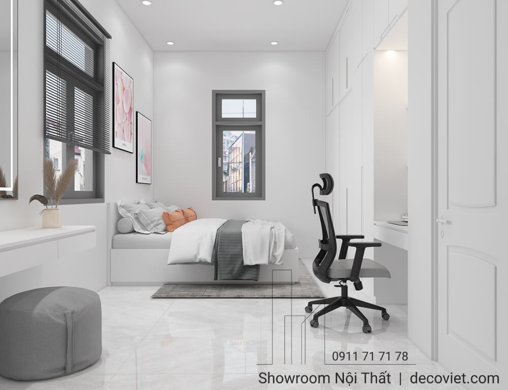Phối Cảnh 3D Nội Thất Nhà Phố 3 Phòng Ngủ Quận 2
