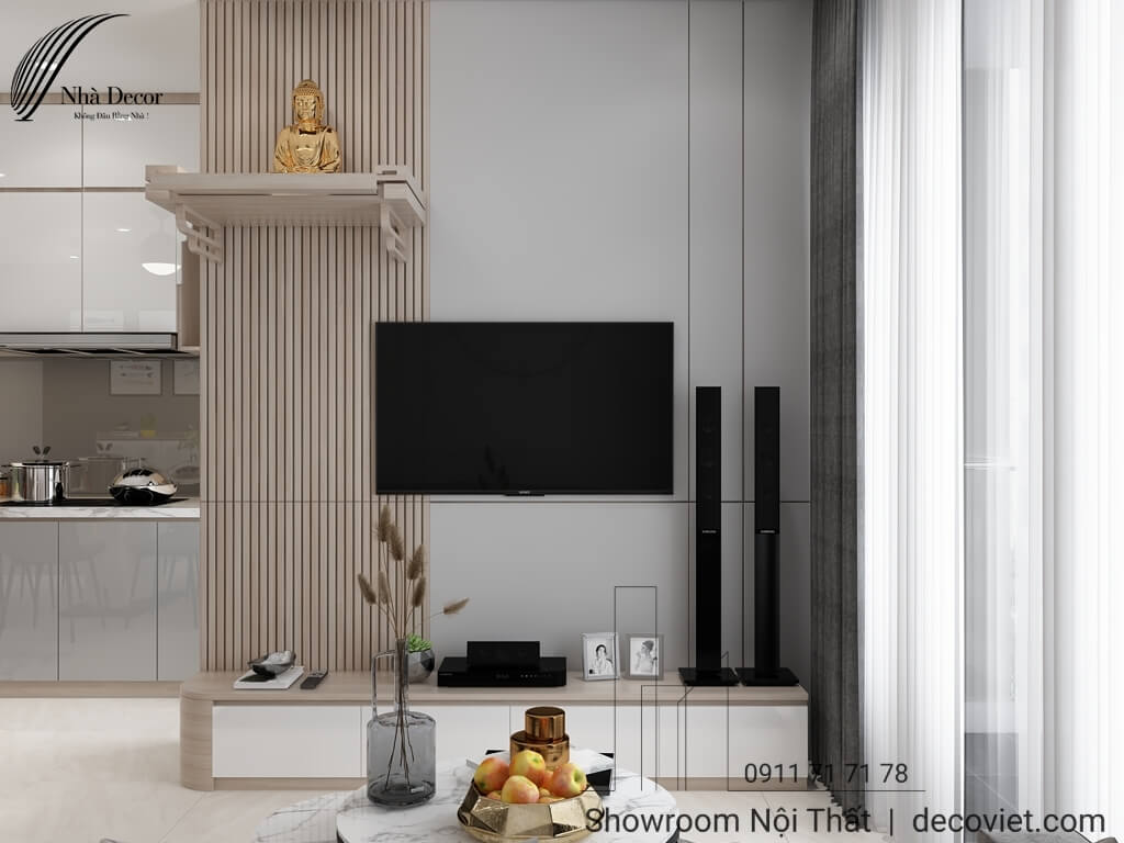 Thiết Kế Nội Thất Chung Cư Thủ Thiêm Dragon 2 Phòng Ngủ