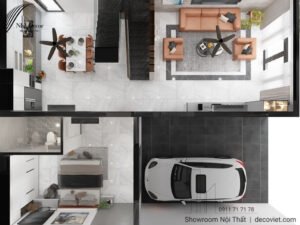 Thiết Kế Thi Công Nội Thất Nhà Phố 3 PN Tại Đồng Nai