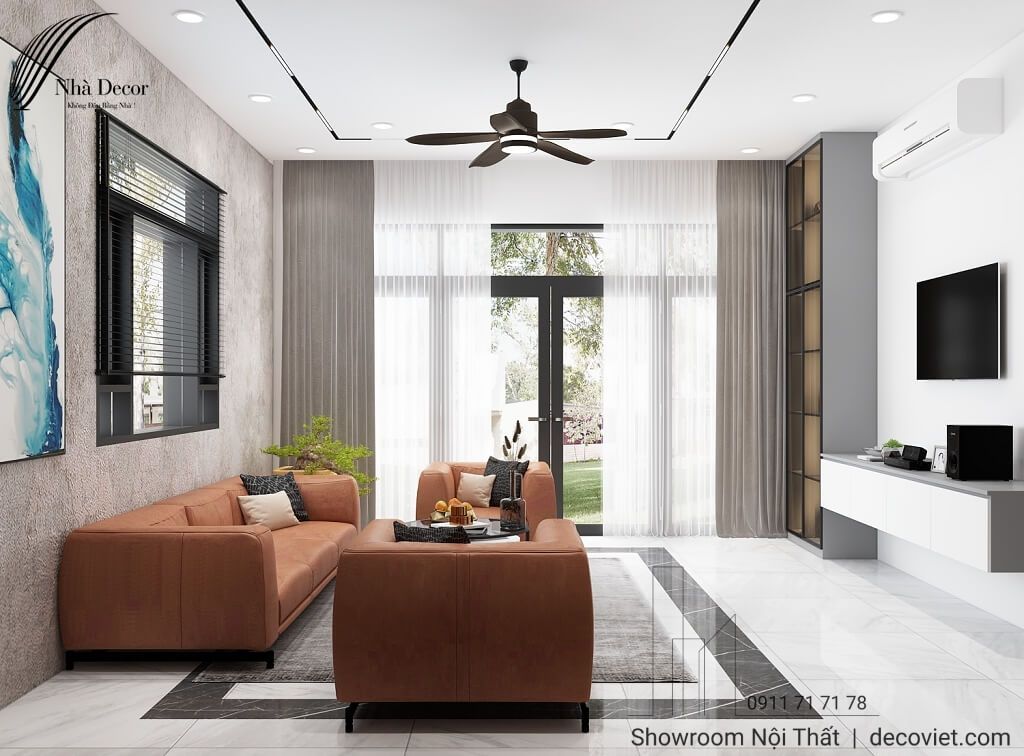 Thiết Kế Thi Công Nội Thất Nhà Phố 3 PN Tại Đồng Nai