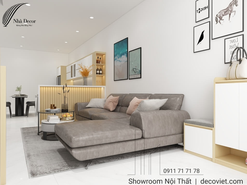 Thiết Kế Nội Thất Tầng Trệt Nhà Phố Tây Ninh