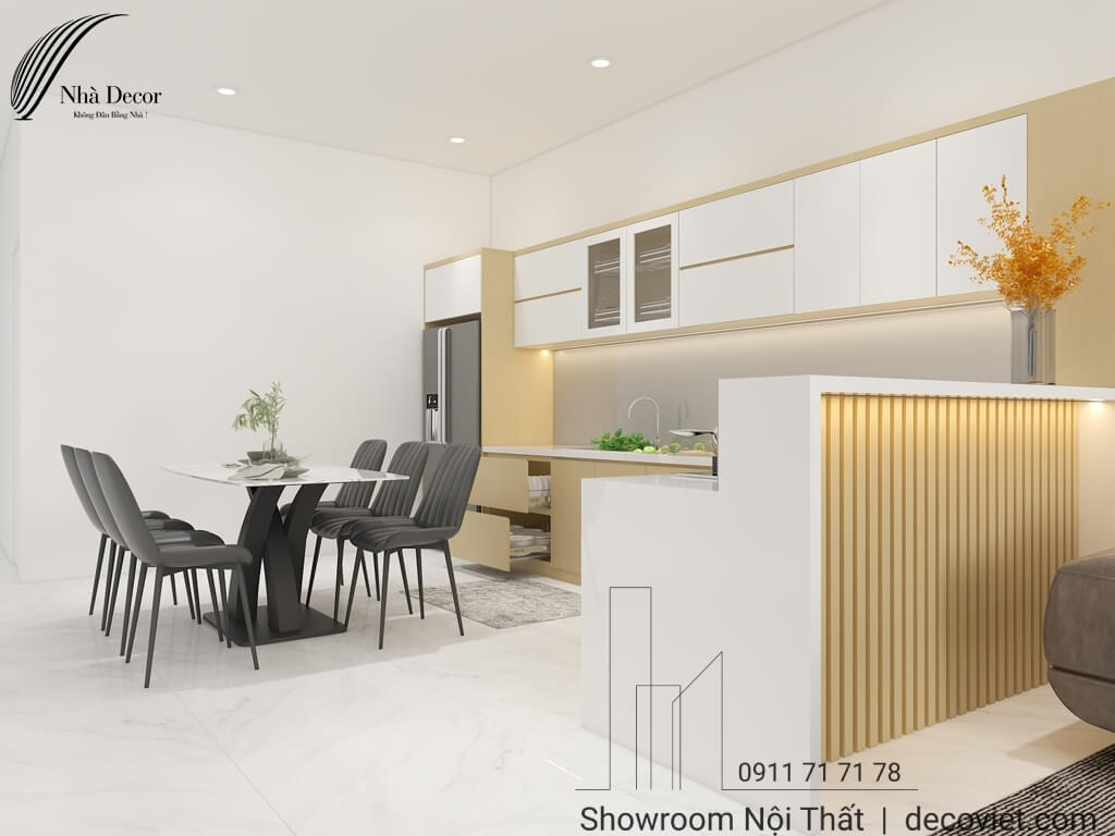 Thiết Kế Nội Thất Tầng Trệt Nhà Phố Tây Ninh
