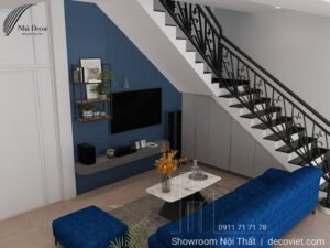 Thiết Kế Thi Công Nội Thất Nhà Phố 2 PN Tại Cà Mau