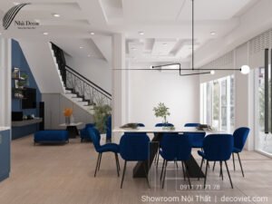 Thiết Kế Thi Công Nội Thất Nhà Phố 2 PN Tại Cà Mau