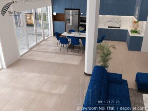 Thiết Kế Thi Công Nội Thất Nhà Phố 2 PN Tại Cà Mau