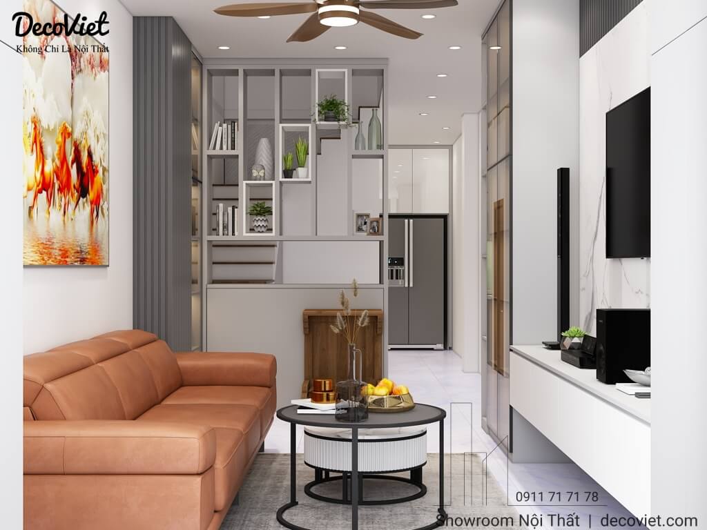 Thiết Kế Nội Thất Nhà 1 Trệt 3 Lầu Tại Quận 1