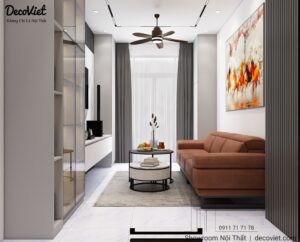 Thiết Kế Nội Thất Nhà 1 Trệt 3 Lầu Tại Quận 1