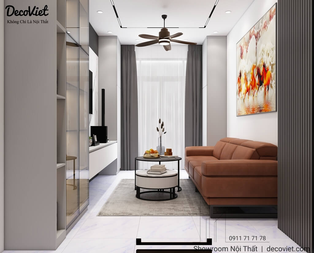 Thiết Kế Nội Thất Nhà 1 Trệt 3 Lầu Tại Quận 1