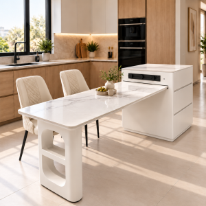 Bàn Đảo Bếp Mặt Đá 2606S
