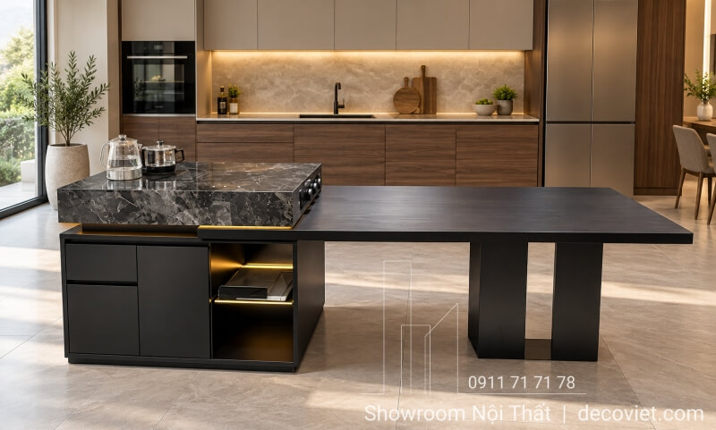 Đảo Bếp Kết Hợp Bàn Ăn Cao Cấp 2662S