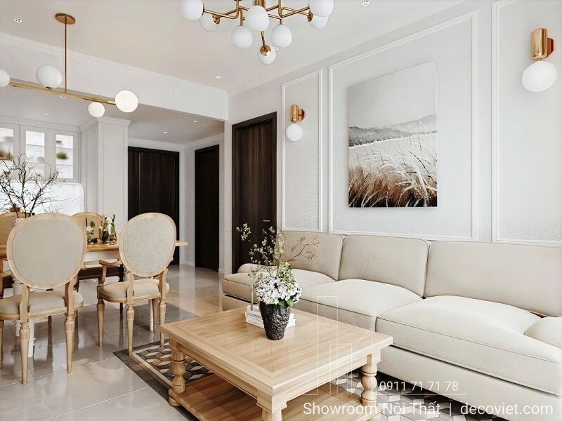 Thiết Kế Nội Thất Căn Hộ The Glory 2 Phòng Ngủ Hiện Đại Đẳng Cấp
