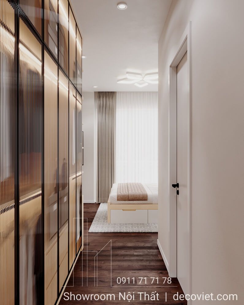 Thiết kế nội thất bếp căn hộ D'Lusso 2PN tối ưu công năng