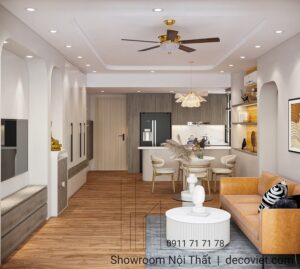 Thiết Kế Nội Thất Trọn Gói Căn Hộ Chung Cư Palm Heights Quận 2 Quý Phái