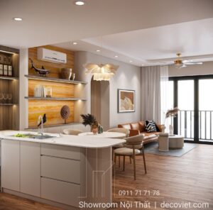 Thiết Kế Nội Thất Trọn Gói Căn Hộ Chung Cư Palm Heights Quận 2 Sang Trọng