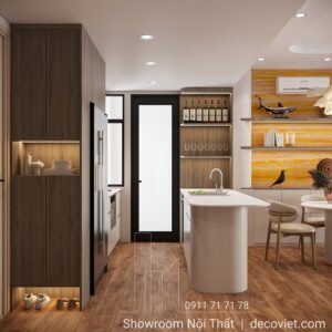 Thiết Kế Nội Thất Trọn Gói Căn Hộ Chung Cư Palm Heights Quận 2