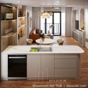 Thiết Kế Nội Thất Trọn Gói Căn Hộ Chung Cư Palm Heights Quận 2 Cực Đẹp