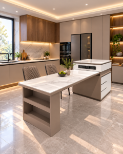 Bàn Đảo Bếp Mặt Đá Hiện Đại 2924S