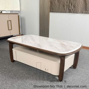 Combo Bàn Trà Kệ Tivi Mặt Đá 124T