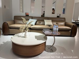Sofa Giường Chỉnh Điện Bọc Da Bò 1177T
